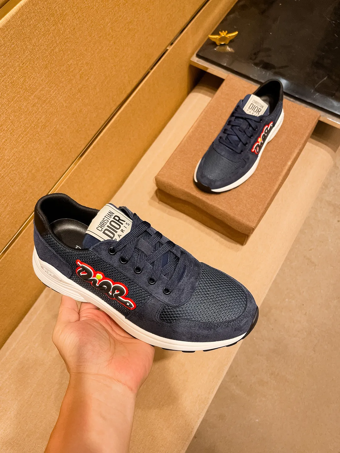 🚘🚘Factory batch 438💰👍[Dior]🔥🔝High-end brand of men's shoes official website 1:1 latest masterpiece: the upper is made of Italian official website original special technical cloth fabric 🔥original comfortable and breathable lining➕original designated non-slip outsole🔥making walking more convenient and comfortable! An exclusive new model, a stunning work, a beautiful 1:1 replica [color] compared to the official quality! Create a fashionable personality to set off your uniqueness! A must-have for trendy men! 🔥, sizes: 38-44. color:.     Multiple colors available🔥